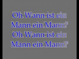 Herbert Grönemeyer _ Männer.wmv