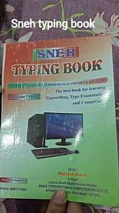 Best typing book for learning typing #ratneshsir #computer #typingtutor #motivation