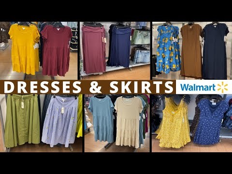 😍ALL OF THE WOMEN’S DRESSES & SKIRTS AT WALMART‼️WALMART WOMEN’S CLOTHES | WALMART SHOP WITH ME