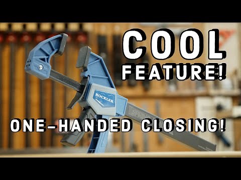 Rockler Spring-Loaded, One-Handed Bar Clamps | Review
