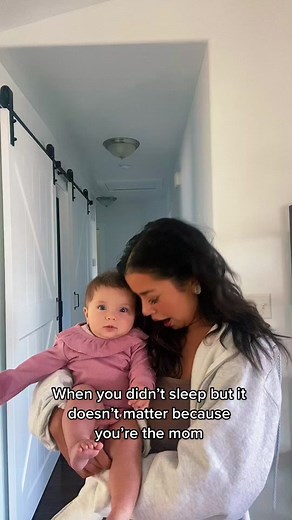 I Can’t remember the last time I got a full 8 hours tbh 😅 #momsoftiktok #youngmom #utahmom #utah #babiesoftiktok #babygirl
