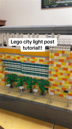 Lego light post tutorial!! Follow for tips and tricks!! #lego #legomoc #afol #legos @bricksie @Beyond the Brick @AFOL TV #legocity