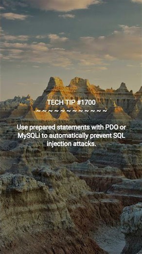 Stop SQL Injection in PHP! | 2025-12-13 | #Shorts #webdevelopmenttips #codinghacks #systemadmintips