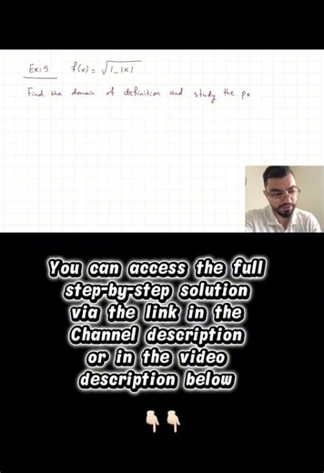 Calculus 1: Some properties of functions - Exercise 5 #shorts #maths #calculus #function #stem