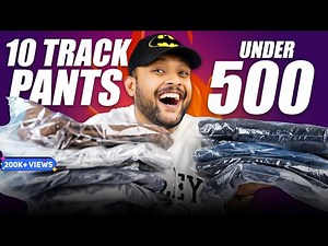 10 Best Track Pants/ Joggers Under 500 for Men 🔥 Amazon/AJIO Pants Haul Review 2023 | ONE CHANCE