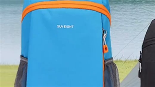 迪士尼（Disney）儿童背包男孩外出旅游户外轻便休闲旅行双肩包小学生书包女登山包_海蓝色_10L_1