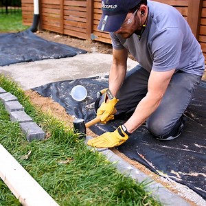 4.2M views · 1.3K reactions | Guy Makes a Backyard Garden (Satisfying ASMR) Get the perfect edge for your garden landscaping, and create an beautiful space you'll enjoy for a long time. | Fix This Build That | Facebook