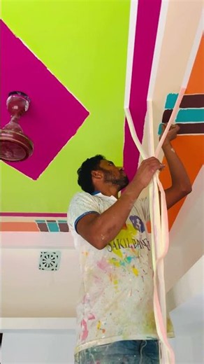 Maskin teyip ceiling design painting bedroom #….more