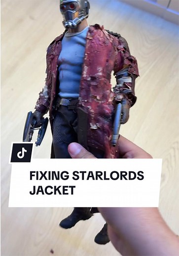 Painting Star-Lord's Jacket for Guardians 3