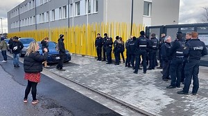 So lief die Demo vor der Polizei