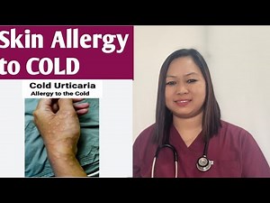 Causes,types and symptoms of cold allergy/cold urticaria 😱and Its preventive measures 😃💯