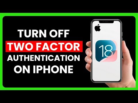 How to Turn Off Two Factor Authentication on iPhone