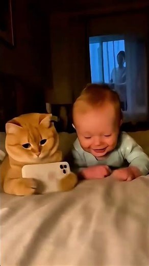 KAMU HARUS LIHAT! Ekspresi Bayi & Kucing Ini Nggak Masuk Akal!