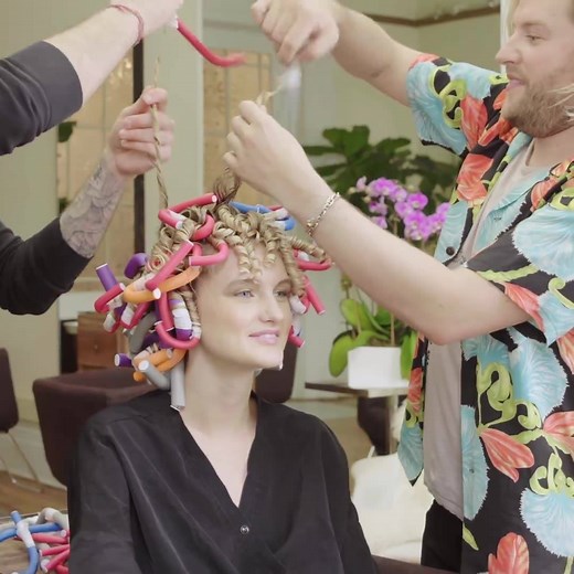 The perm is officially back—and chicer than EVER Watch how to fake it before making the commitment to constant curls. | Harper's Bazaar