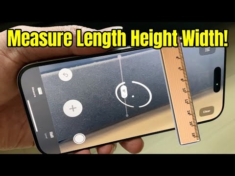 How to Measure Things with IPhone 16 Pro Measurement Tool! Use for Walls, Tables, Floors, Holes, etc