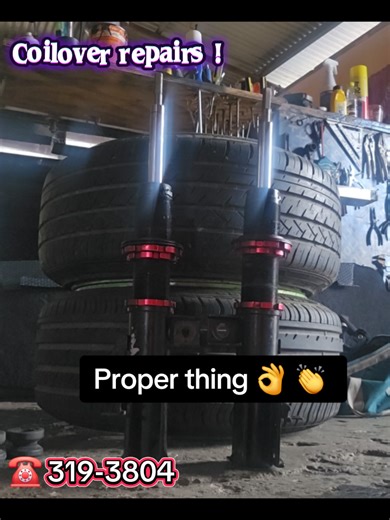 Contact us for all your coilover repairs.... 📱 319-3804 #coiloverrepairs ##rebuildingcoilovers #bunji #foryou #fyp