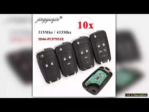 jingyuqin 10pcslot 234 Buttons Remote Control Fob Flip Folding Key For Chevrolet Lova Sail Aveo