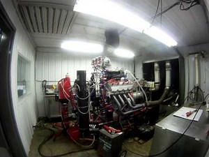 Blown Alcohol Engine Dyno Pull Exhaust Fail