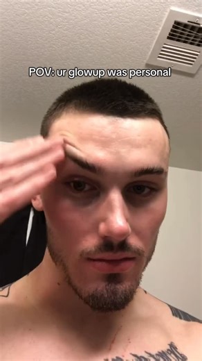 Liam Fitzgerald on Instagram: "Needed it bad😮‍💨 #glowup #transformation #beforeandafter #explore #reels #relatable"