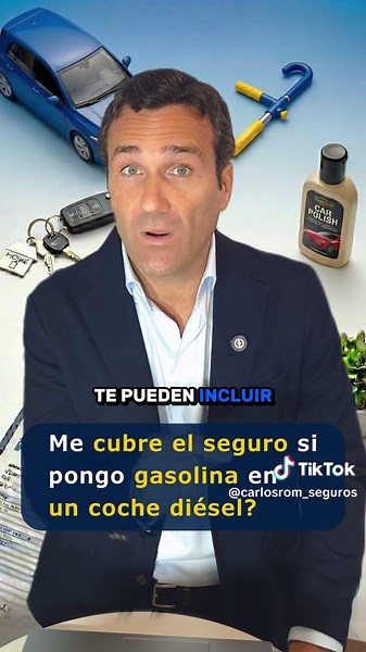 ⛽ ¿Gasolina en tu coche diésel? ¡No arranques! El error puede costarte caro si dañas los inyectores. Comprueba si tu póliza cubre el vaciado antes de que sea tarde. #SegurodeCoche #España #Mecánica #Coches #grua