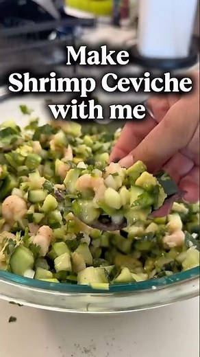 Cooked Shrimp Ceviche Recipe⬇️