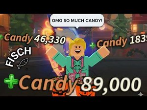 Best Candy Farming Method In Fisch Roblox | The Secret Candy Glitch Still Works