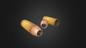 Hollow point bullet - 3D model by llllline