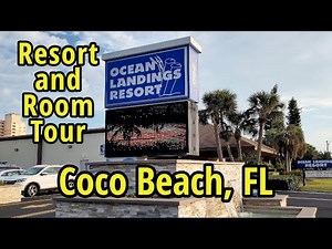 OCEAN LANDINGS Resort and Racquet Club Tour. In Coco Beach, Florida! Affordable Oceanfront Resort.