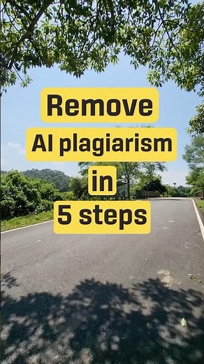 How to remove AI plagiarism from research paper? | ezephd