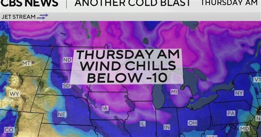 Arctic blast continues in Midwest and Northeast