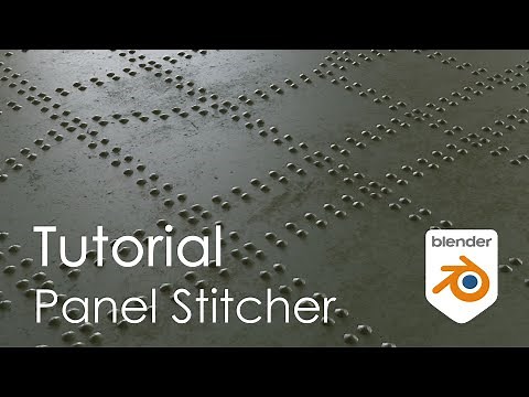 Rivets tutorial with Blender Panel Stitcher