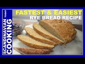 How To Make Homemade Rye Bread Recipe From Scratch With Baking Powder 🍞
