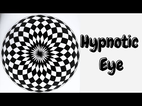 Hypnotic Eye Drawing Tutorial | Satisfying Geometric Art | Easy & Relaxing Geometric Pattern #art