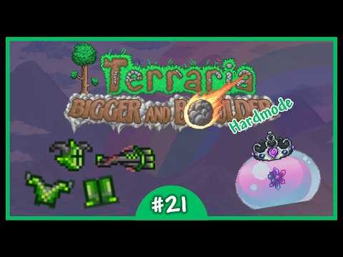 Terraria 1.4.5 | Chlorophyte Armor & Queen Slime Farming! Ep. 21