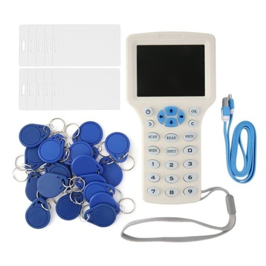 M113.56MHZ 10 Frequency RFID Card NFC Reader Writer Module Copy Encrypted Duplicator Programmer USB NFC UID Tag Key Card Hot | Lazada PH
