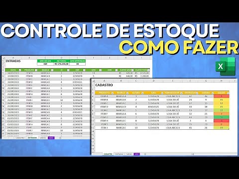 Stock Control Spreadsheet in Excel | Free Download | How to Do It in Practice Step by Step