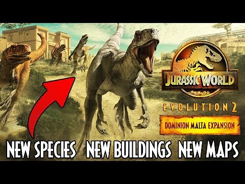 THE BEST JWE2 DLC! + FREE UPDATE 5 | Dominion Malta Expansion Jurassic World Evolution 2 DLC News