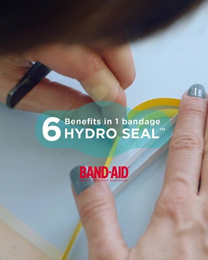 4.7M views · 1.9K reactions | Need a bandage that will keep you going? Try 6 benefits in 1 BAND-AID® Brand HYDRO SEAL® Bandage. | BAND-AID Brand | Facebook