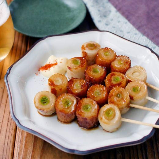 食材2つで！長ねぎちくわの照り焼き - macaroni