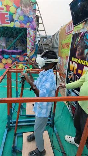 Rahul Kumar on Instagram: "VR game 🎮 roller coaster 🎢🎢🤣 #new #postviral #reelsfacebook #instagram"