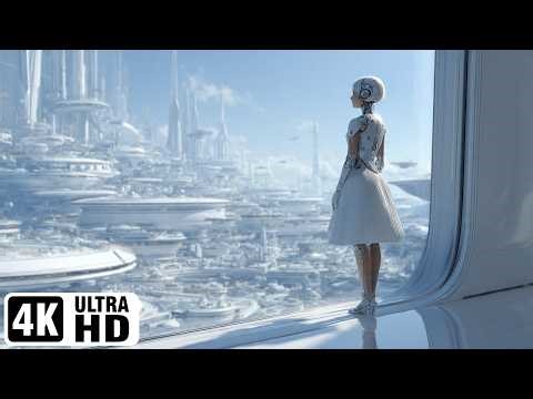 Stellar Symmetry | Beautiful Humanoid Androids Girls Year 6070 | Sci-Fi | Future | 4K Part 52