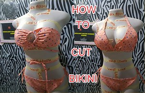 in this video, you will how to cut a bikini step by step | De Xcellent Fashion Academy
