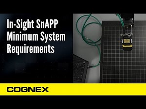 In-Sight SnAPP Sensor: Minimum System Requirements Overview | Cognex Support