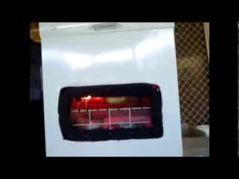 Brooder made from old dishwasher