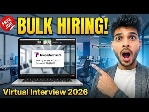Virtual Bulk Hiring in Teleperformance | Virtual Interview | Work From Home | The Ravi Vlogs