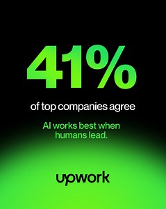 AI’s powerful, but it still needs a competent pro. Hire experts on Upwork who can train it, tame it, and get it to work in lockstep with your team. | Upwork
