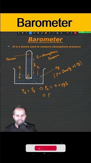 Barometer #neet #cbse #physics #fluidmechanics