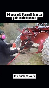 3.7K views · 23 reactions | 74 year old Farmall tractor go back to work!#recovery #old #engine #willitrun #car #restoration #repair #tiktok #fyp | Tube Restoration | Facebook