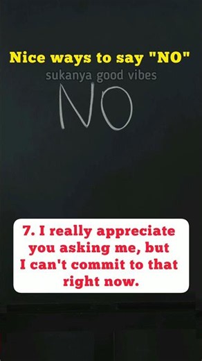 Nice Ways to Say NO Without Sounding Rude 💬