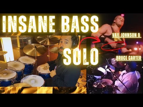 Drum Cover of- Vail Johnson bass solo and Bruce Carter on Drums